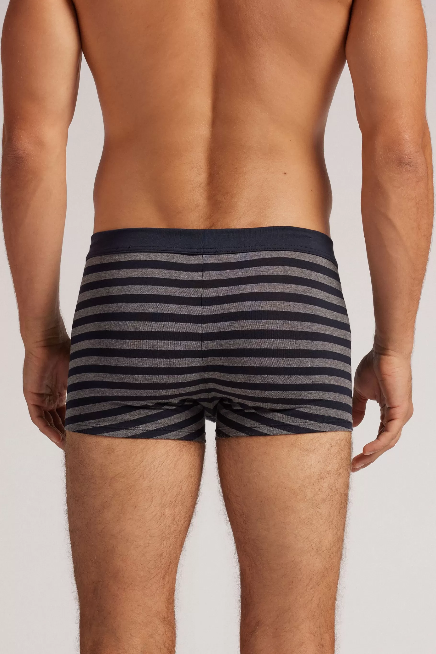 Intimissimi Boxershorts^Boxershorts i Superior-bomull med blågrå ränder