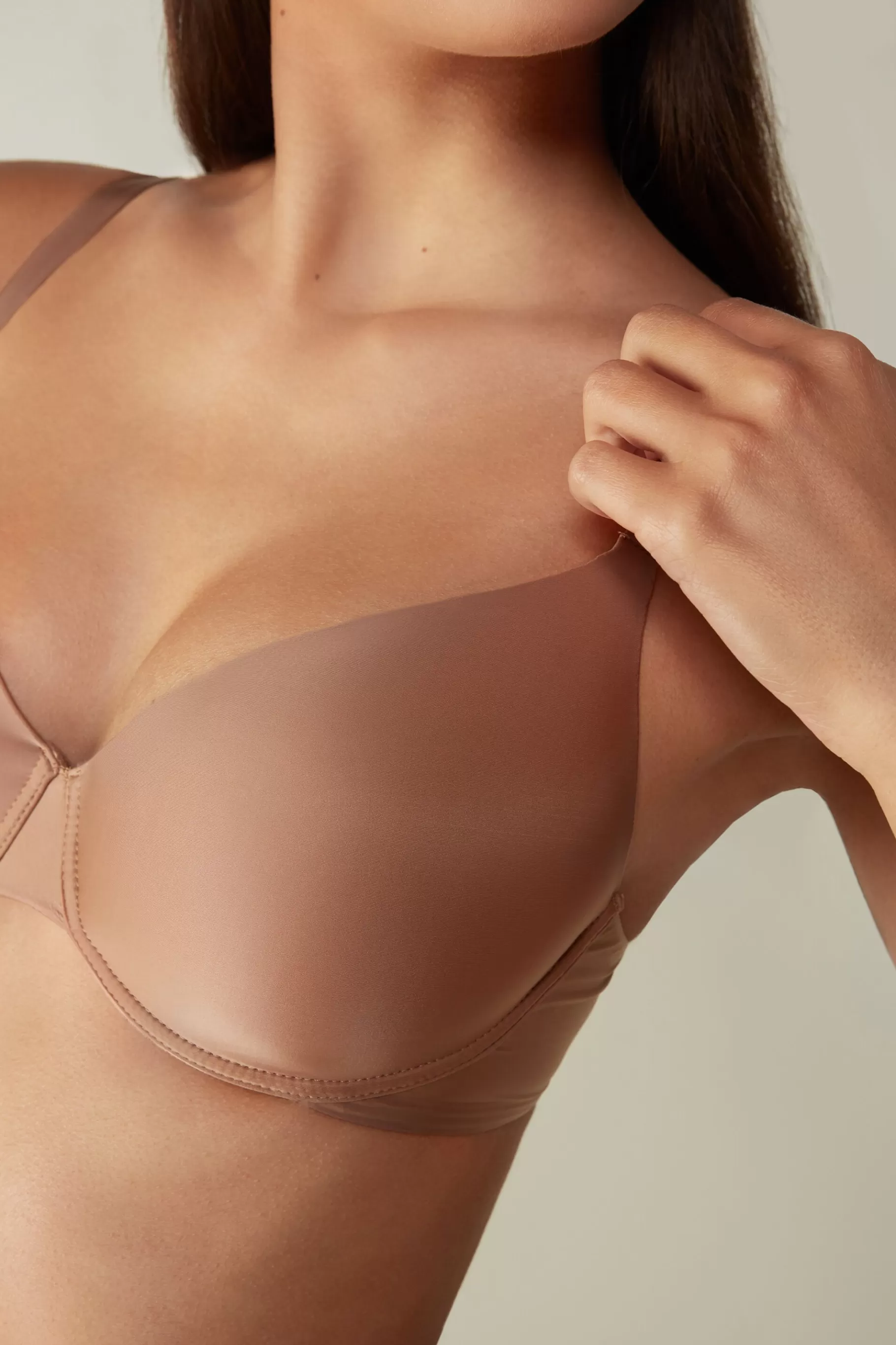 Intimissimi Med Vaddering | Med Bygel^Francesca Ultralight Microfibre balconettebehå