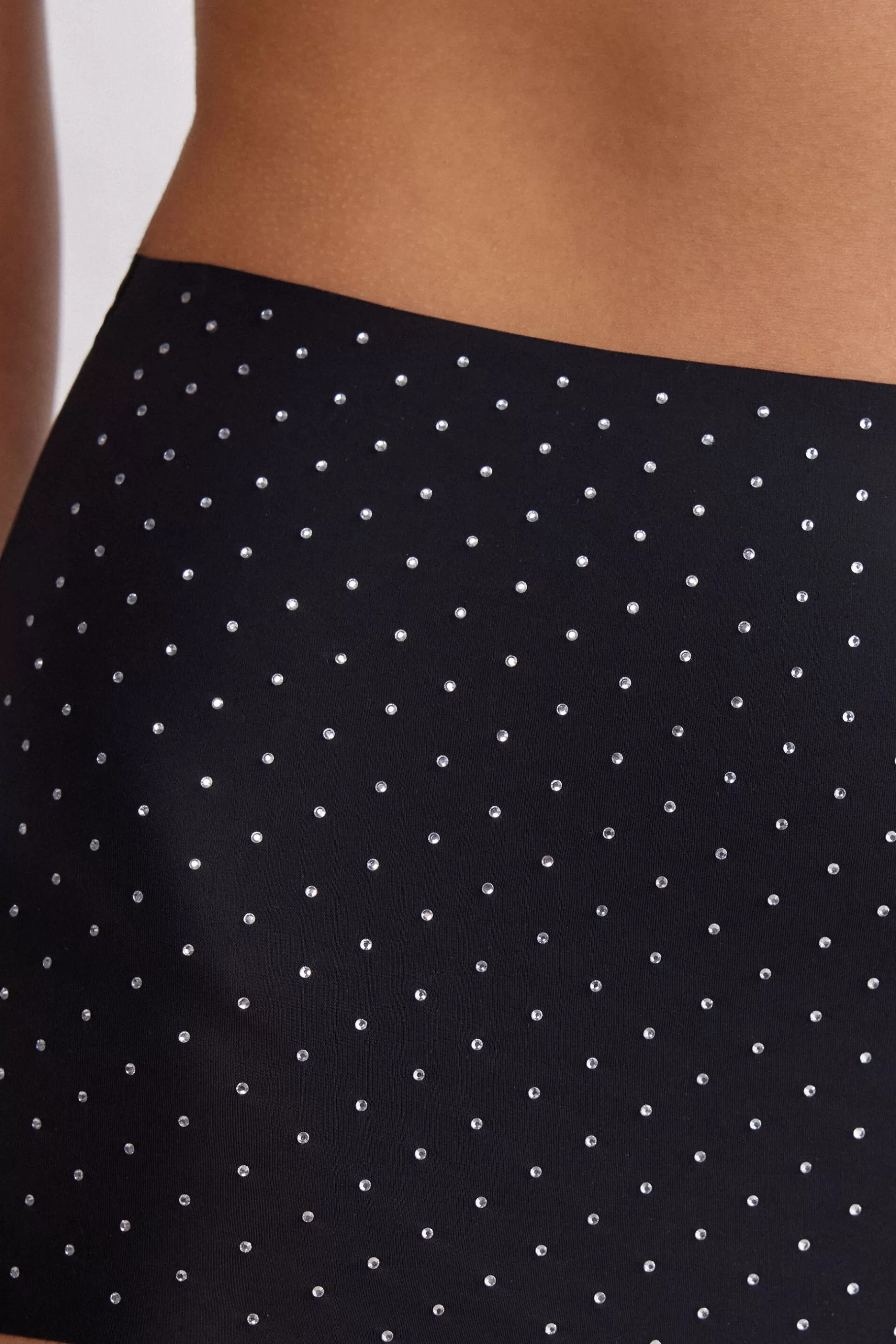 Intimissimi Hög Midja | Boxer / Hipster^Hipstertrosor med hög midja Strass Time to Sparkle