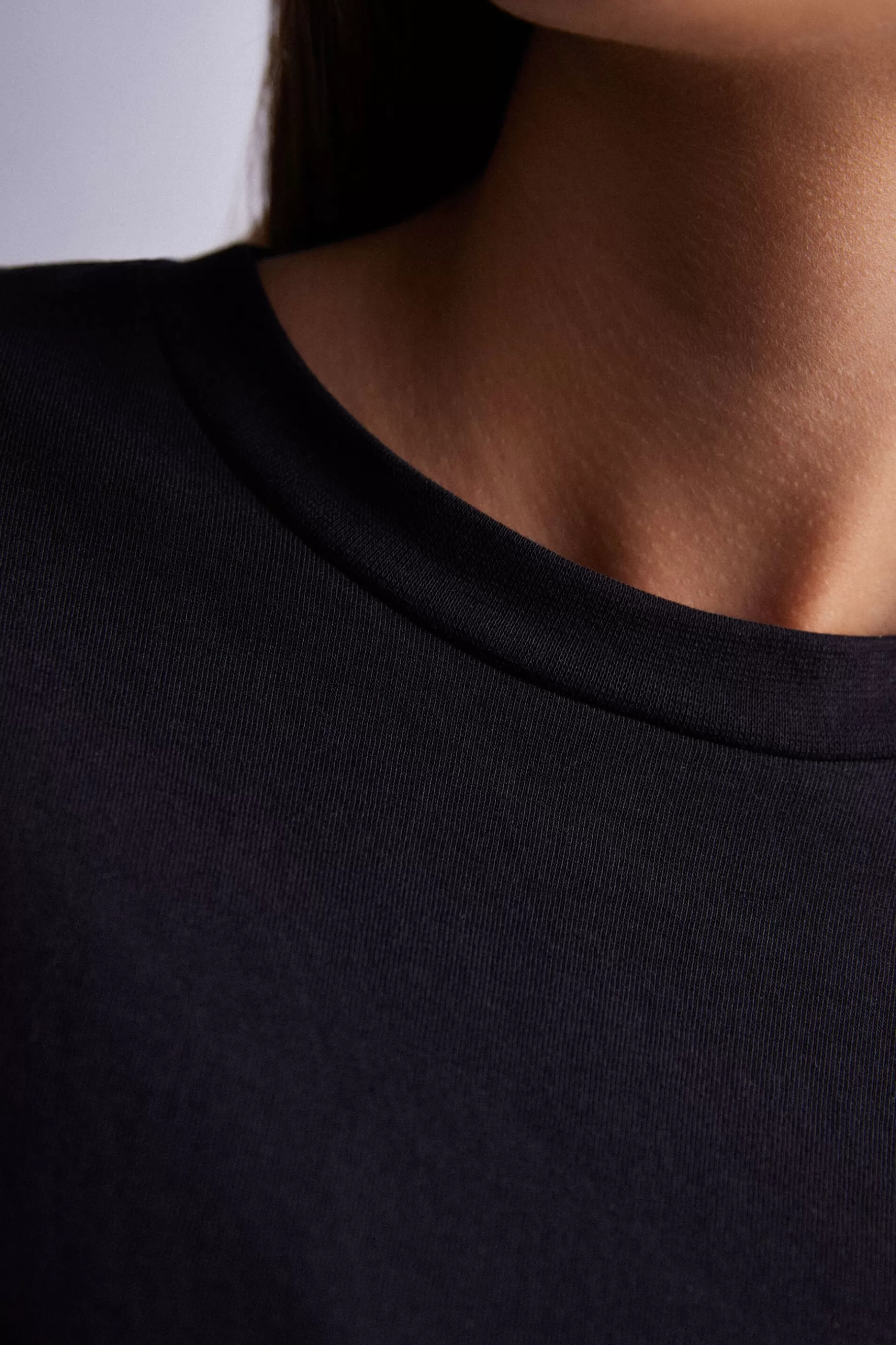 Intimissimi T-shirt^Kortärmad boxy fit tröja i bomull