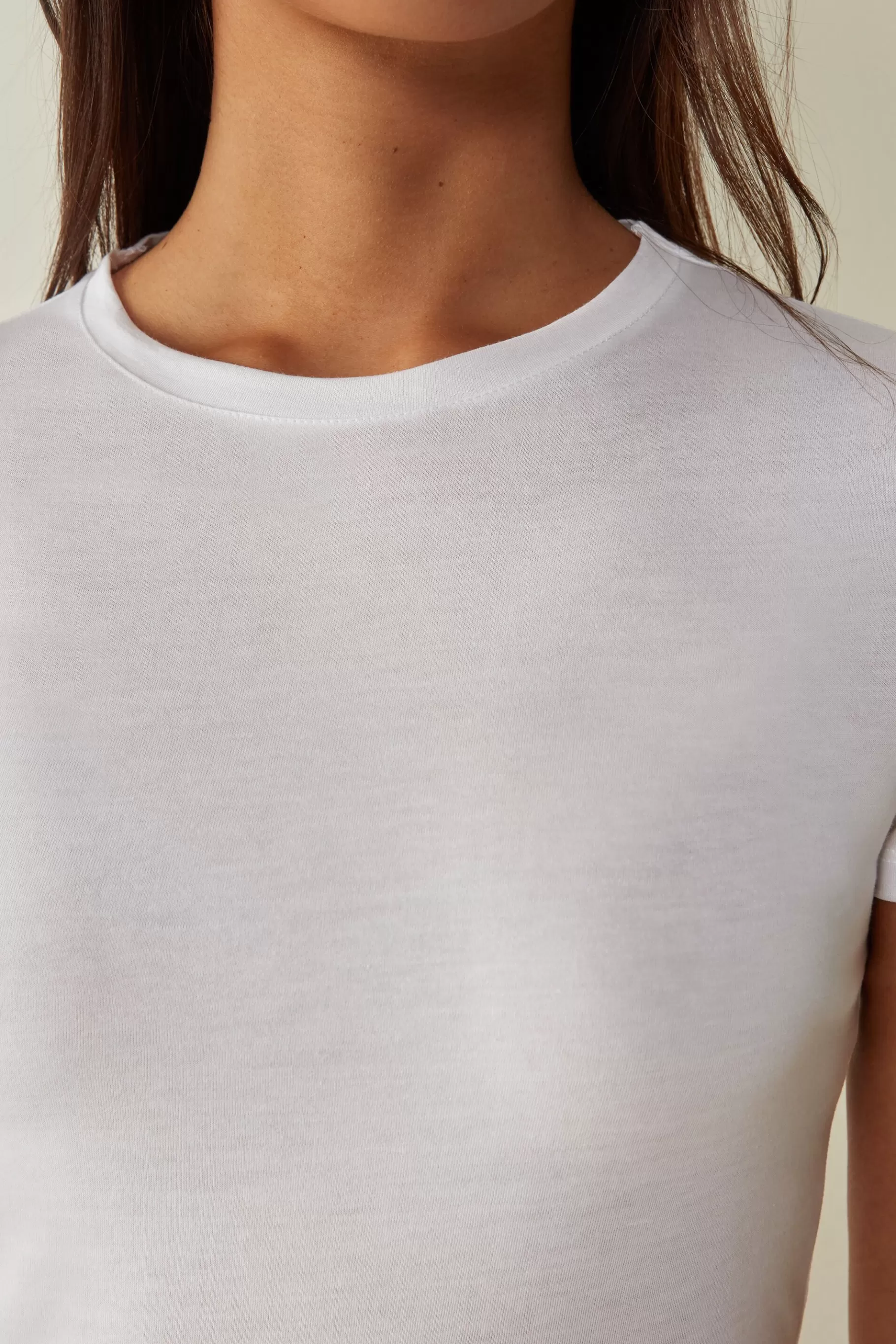 Intimissimi T-shirt^Kortärmad tröja i bomull Ultrafresh