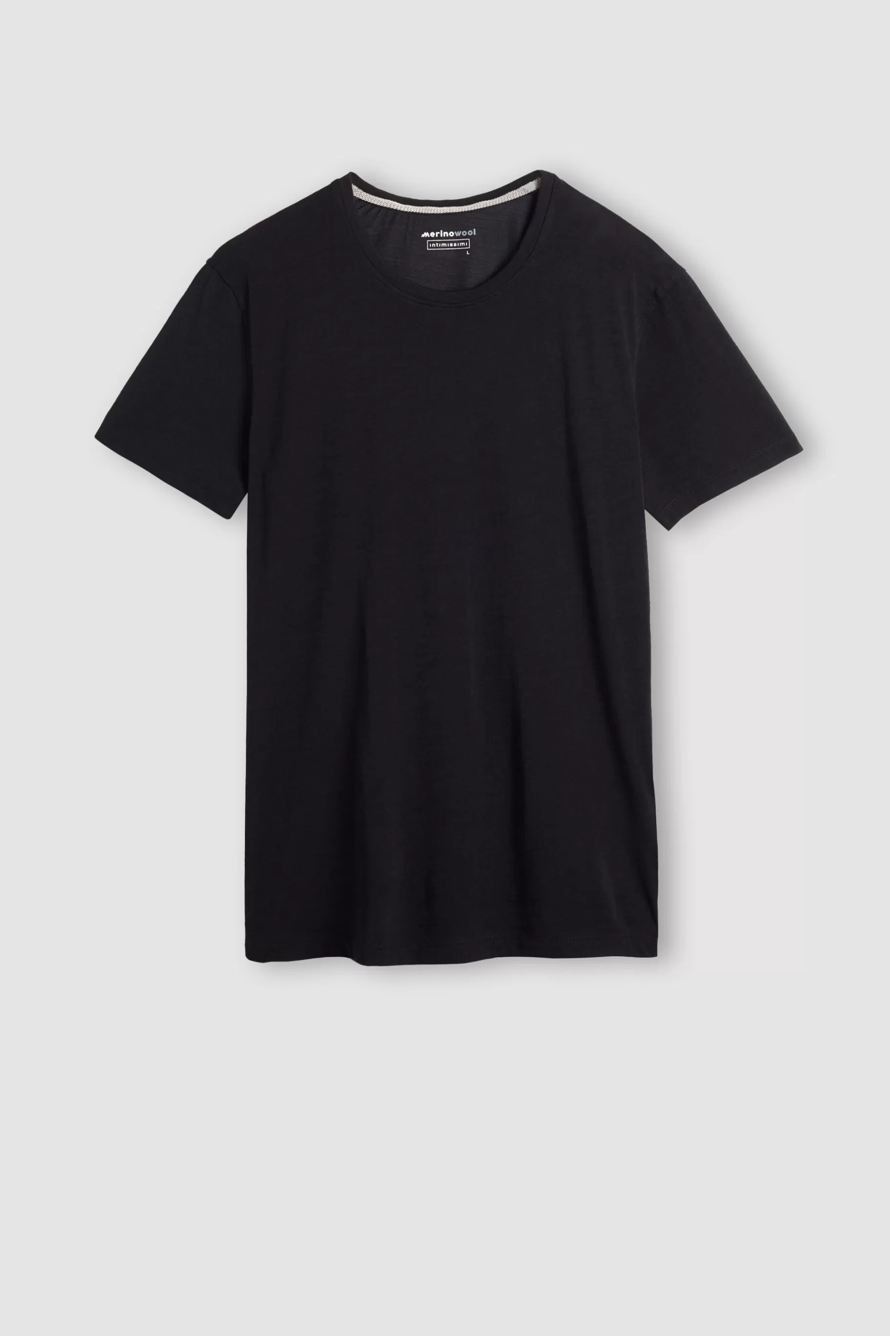 Intimissimi T-shirt / Polo^Kortärmad t-shirt i stretchig merinoull