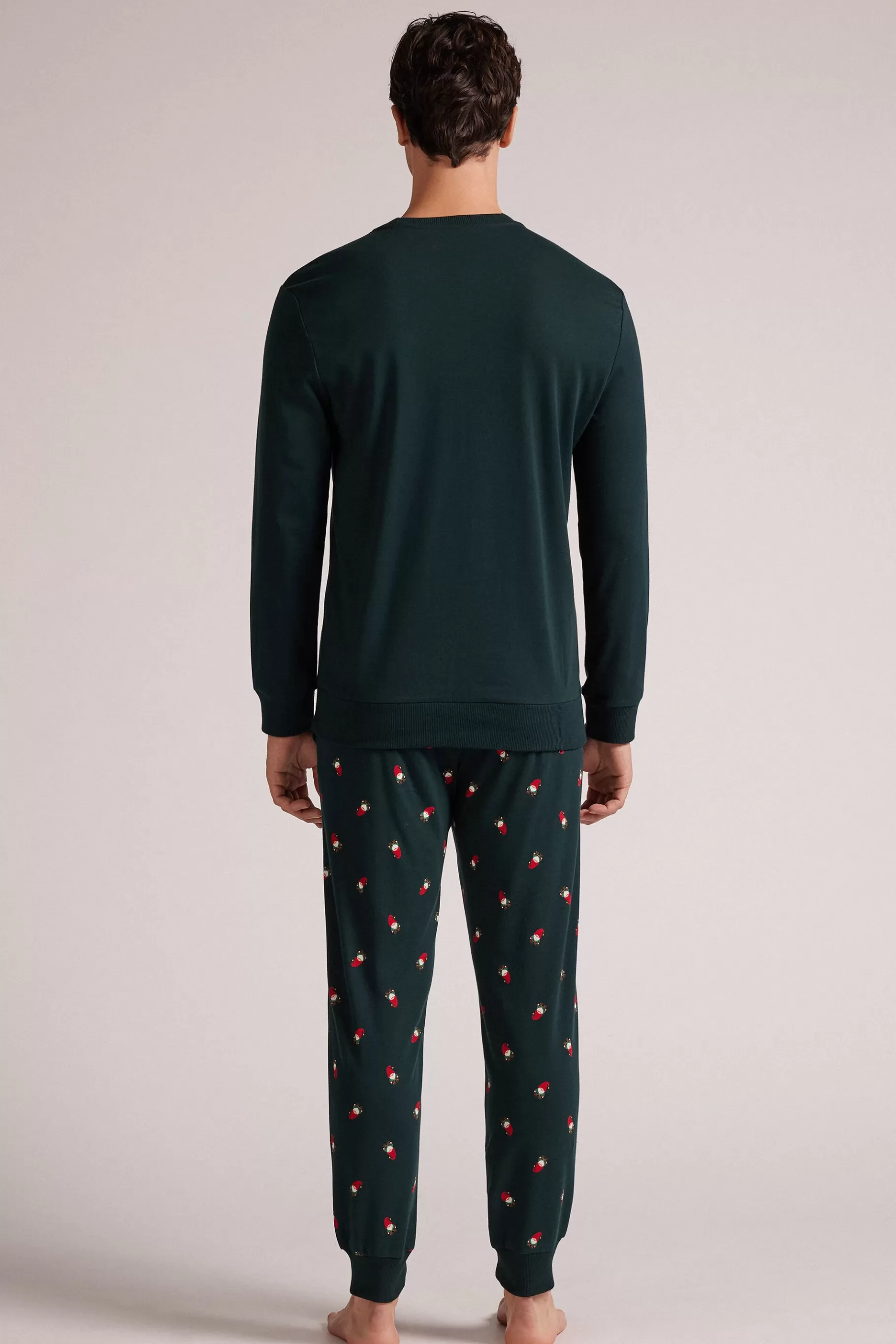 Intimissimi Pyjamas Med L氓ngbyxor^Lång pyjamas i bomull tomte