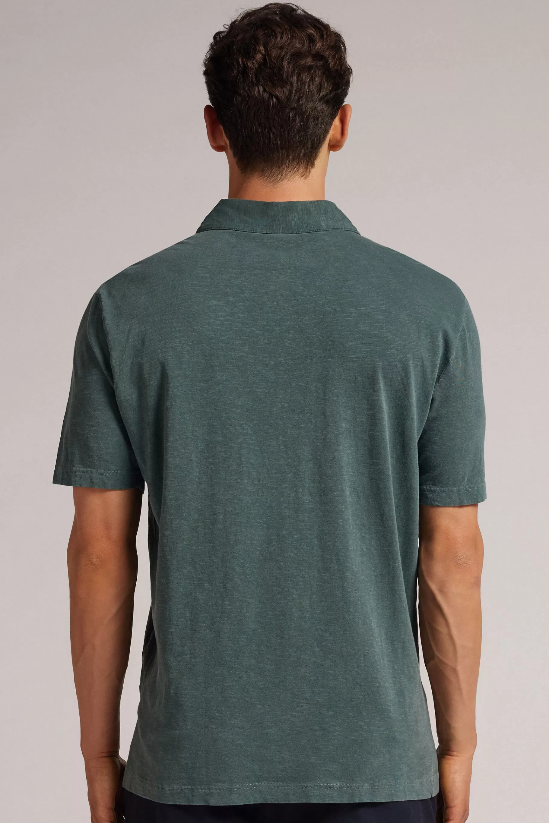 Intimissimi T-shirt / Polo^Pikétröja med kort ärm Washed Collection i bomull