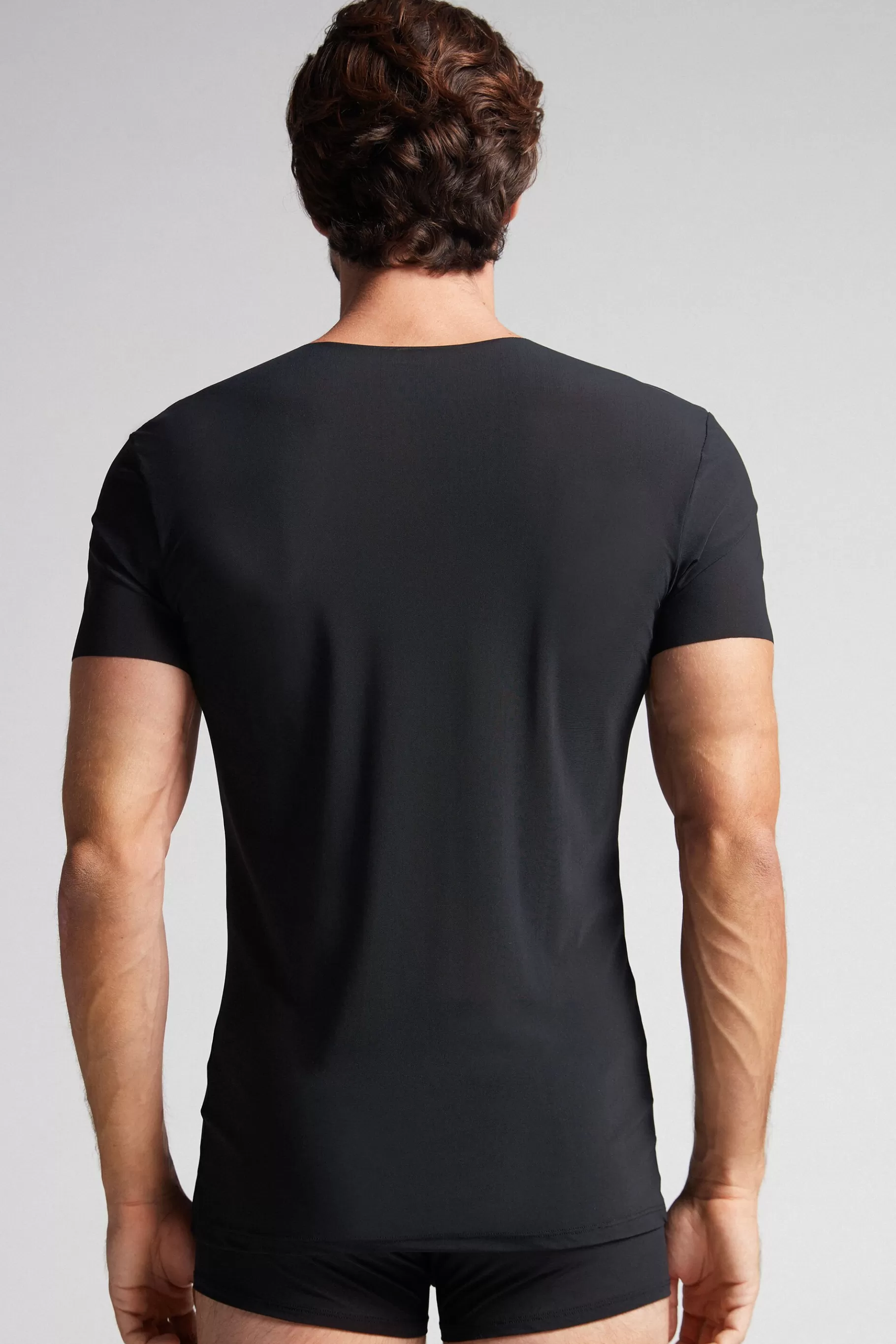 Intimissimi T-shirt / Polo^Raw-Edge Micromesh topp