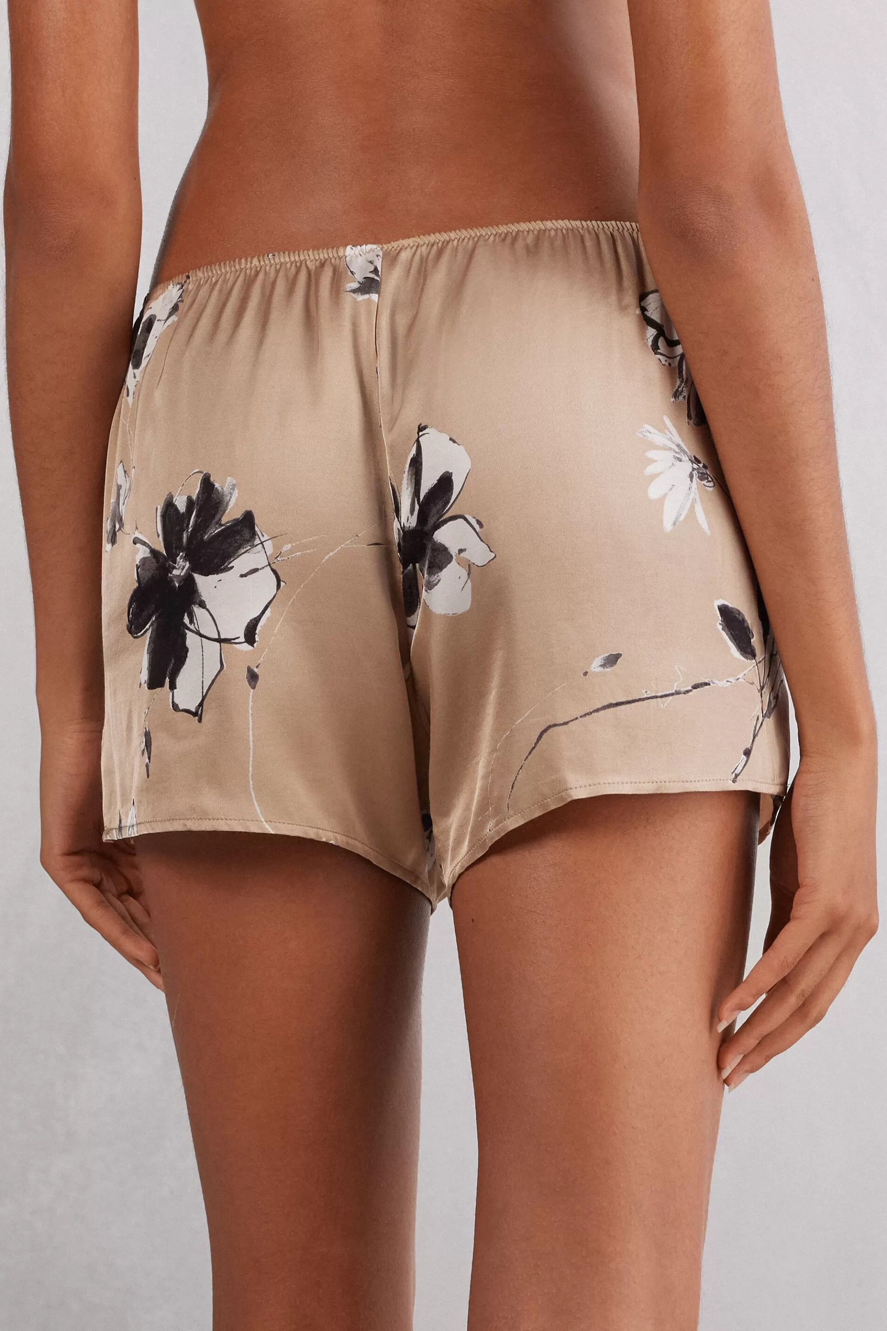 Intimissimi Pyjamas Mix & Match | Pyjamas Med Shorts^Shorts i viskossatin Autumn Blossom