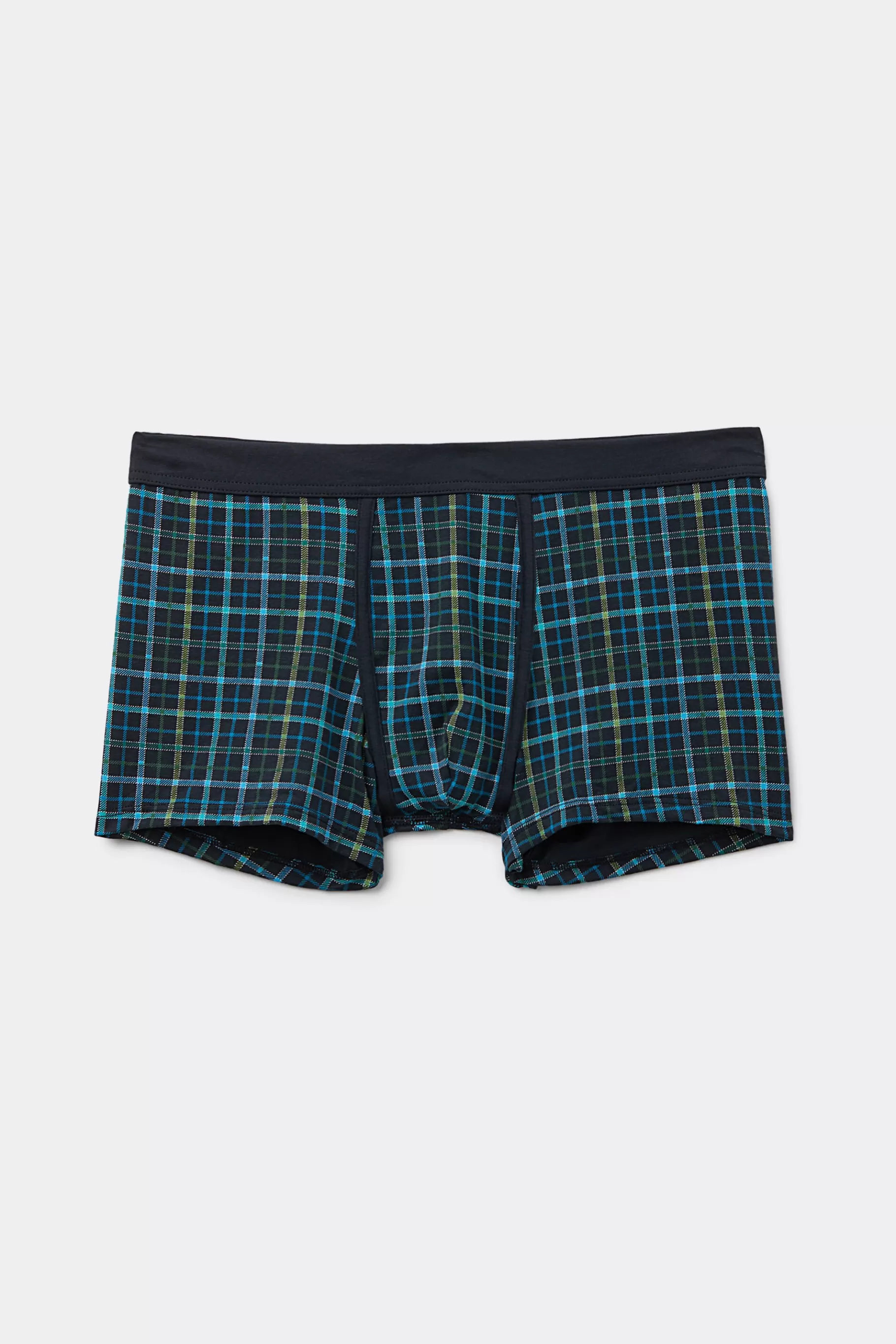 Intimissimi Boxershorts^Smårutiga boxershorts i bomull Natural Fresh