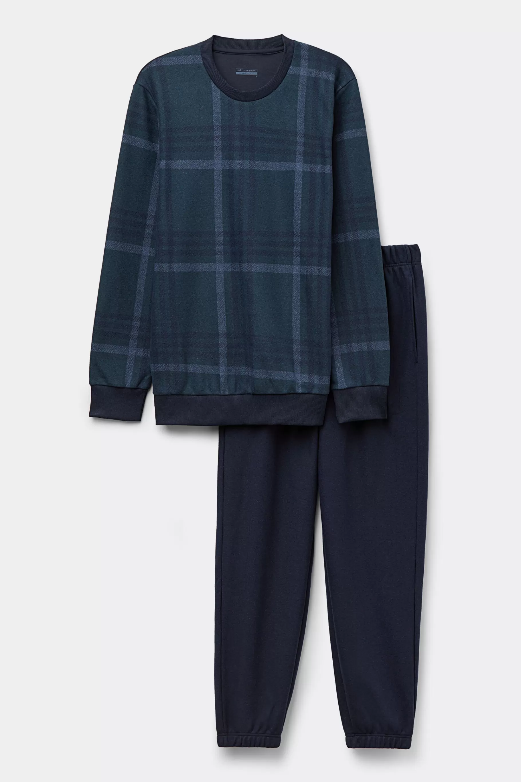 Intimissimi Pyjamas Med L氓ngbyxor^Trikåpyjamas med rutmönster