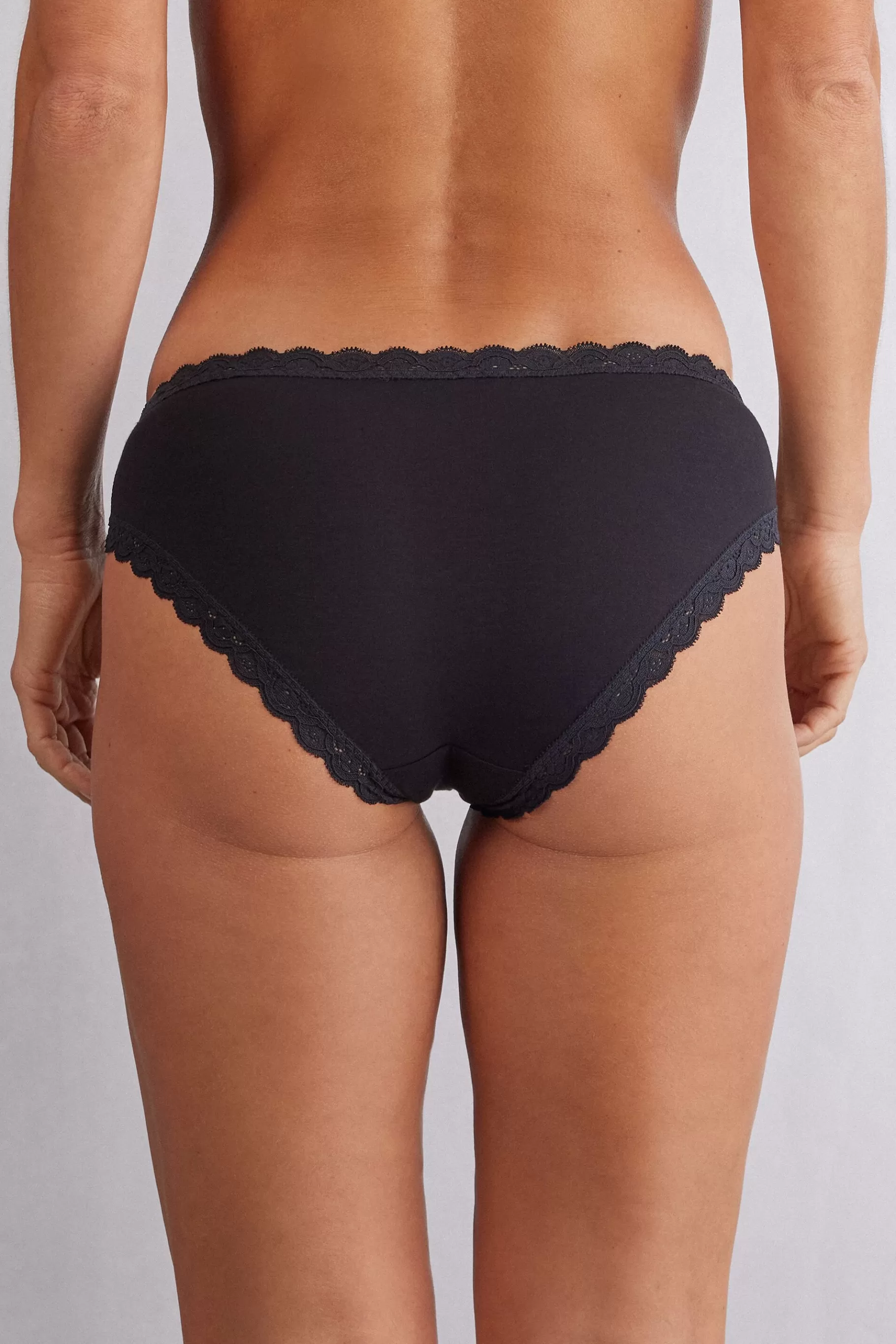 Intimissimi Trosor^Trosor i bomull och spets