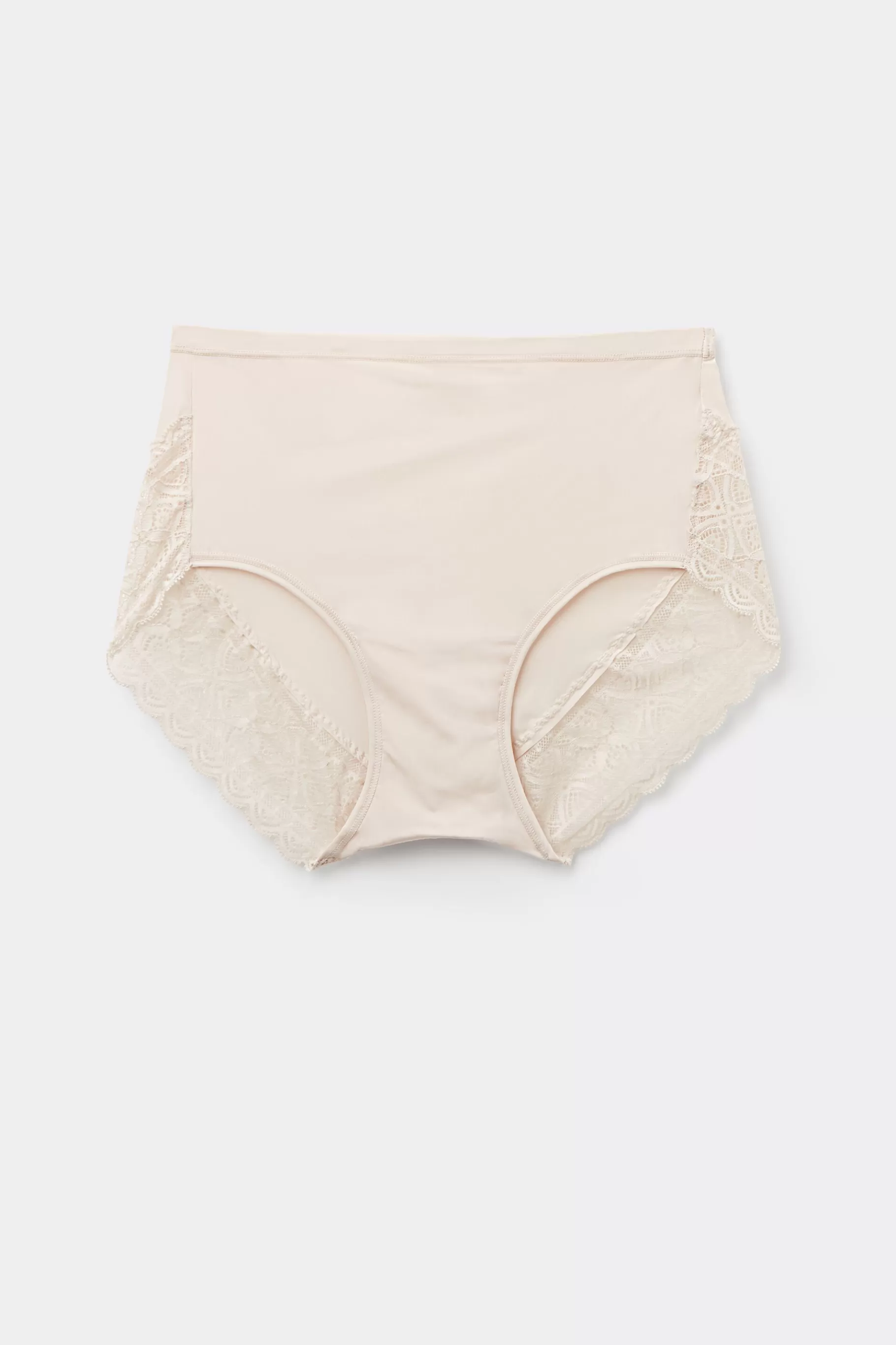 Intimissimi Hög Midja | Boxer / Hipster^Trosor med hög midja i mikrofiber Ultralight och spets